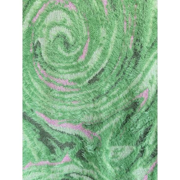 House Of Sunny Hot Springs Hockey Mini Knitted Dress in Grass Green Size 6 - Picture 13 of 14